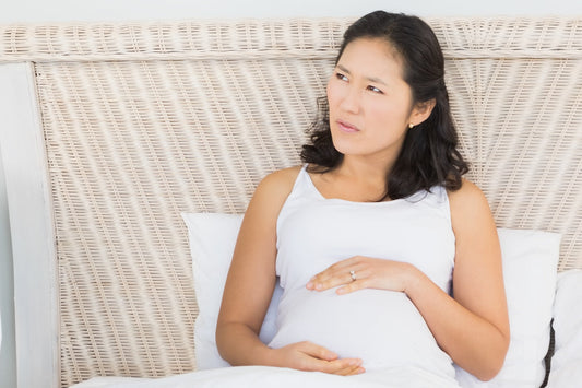 A confused pregnant mum