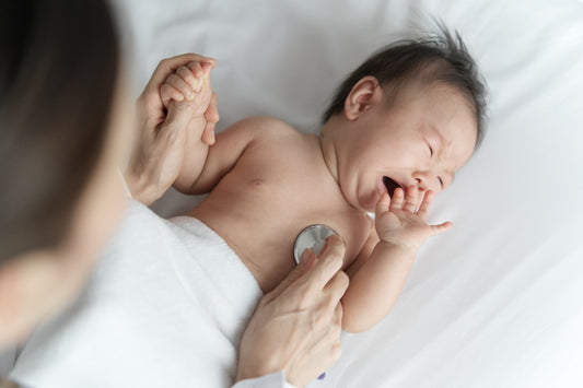 Baby with whooping cough