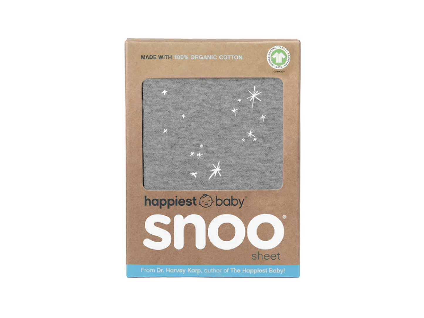 100% Organic Cotton SNOO Baby Bassinet Fitted Sheet