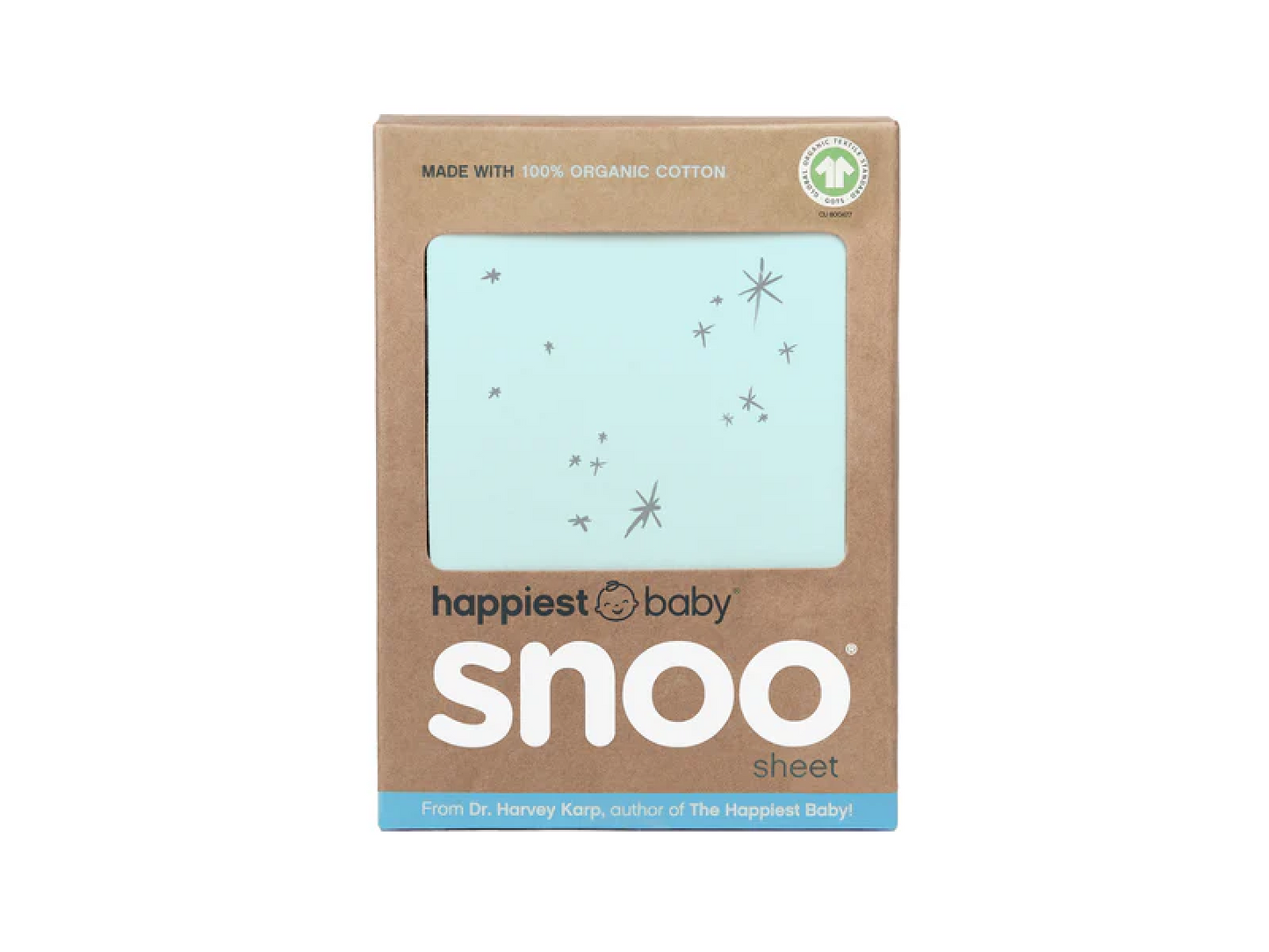 100% Organic Cotton SNOO Baby Bassinet Fitted Sheet