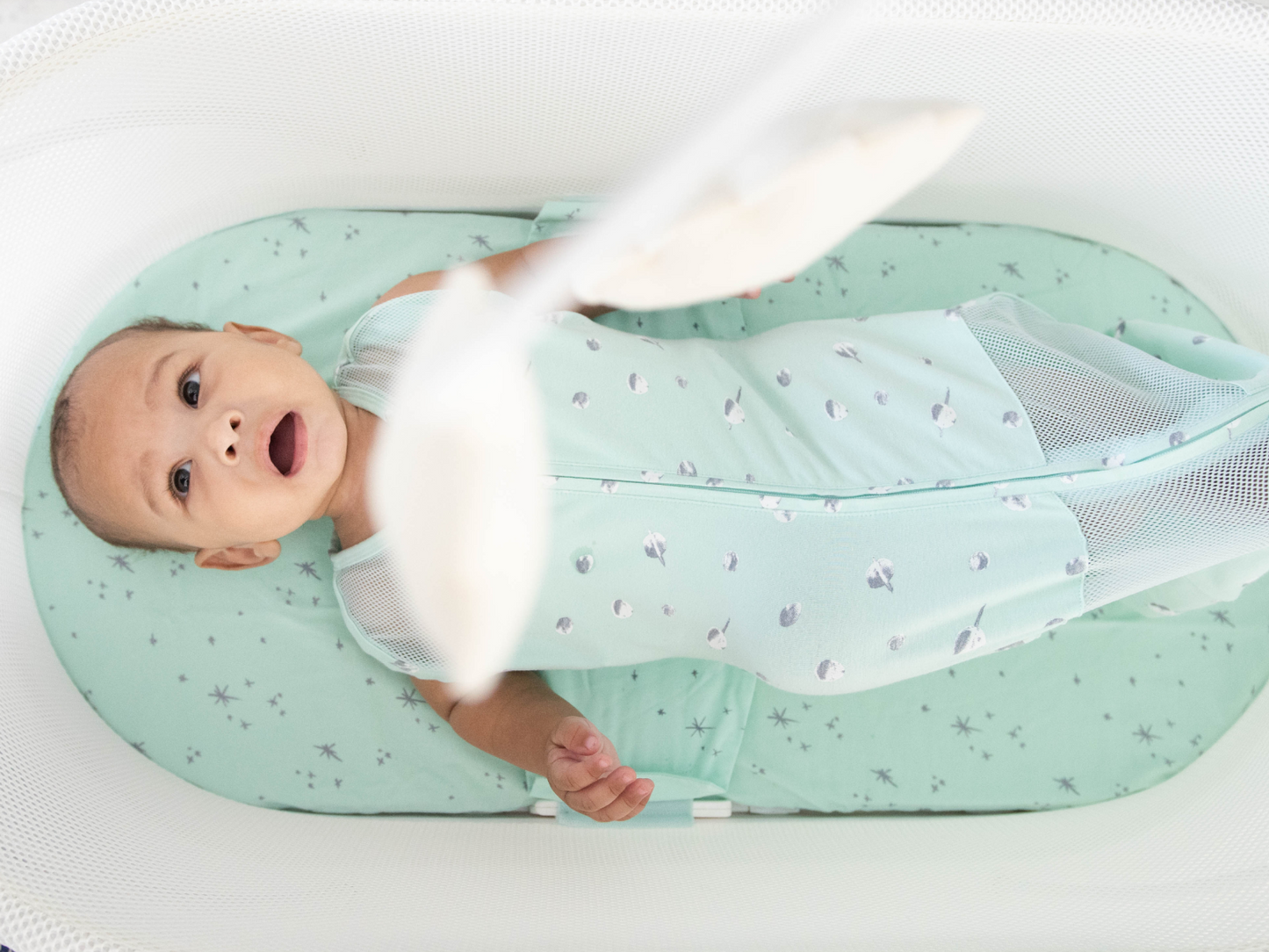 100% Organic Cotton SNOO Baby Bassinet Fitted Sheet