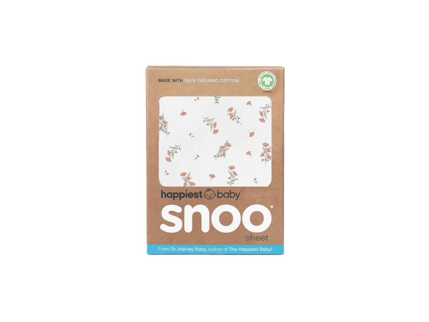 100% Organic Cotton SNOO Baby Bassinet Fitted Sheet