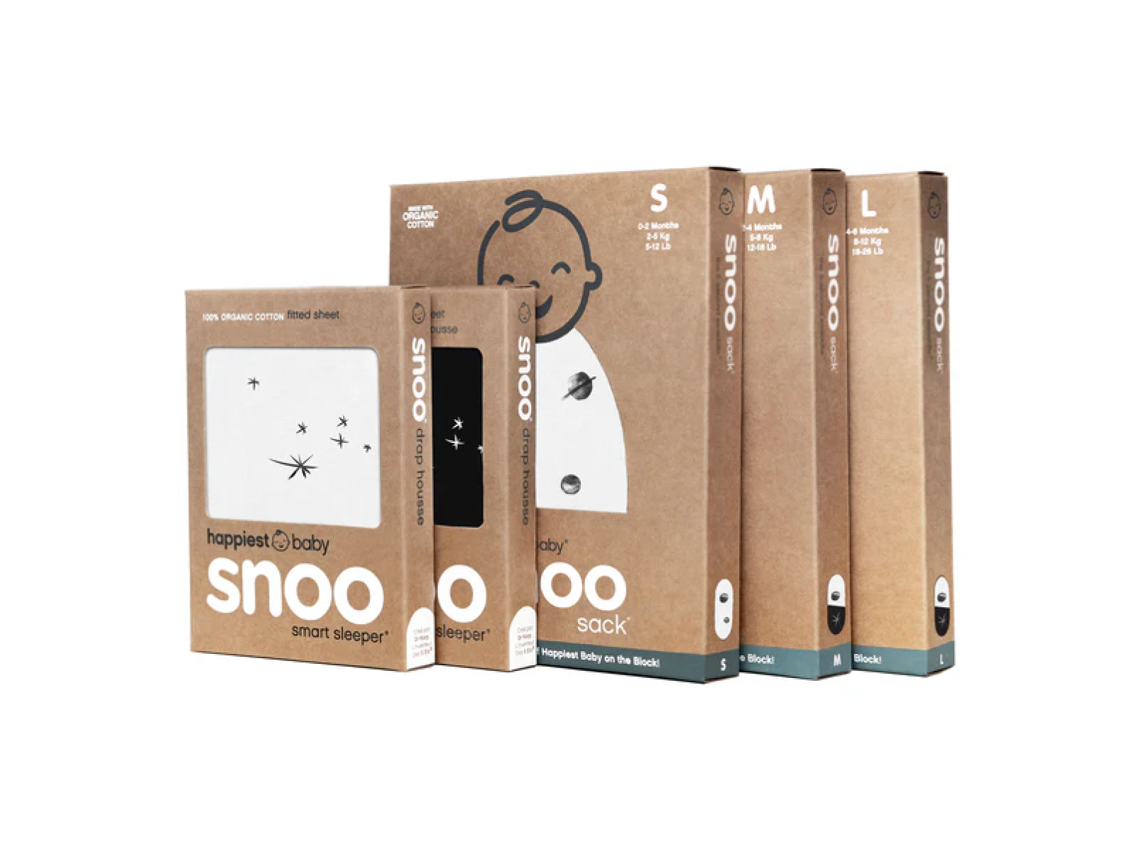 SNOO Sleep Sack Bundle in Small, Medium, Large Sizes and Sheets