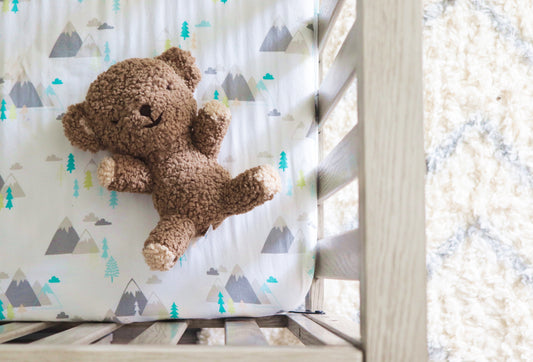 How to wash a cuddly toy: SNOObear in a cot
