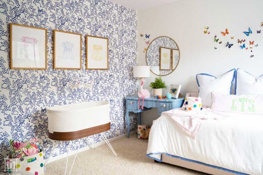 Baby nursery featuring SNOO